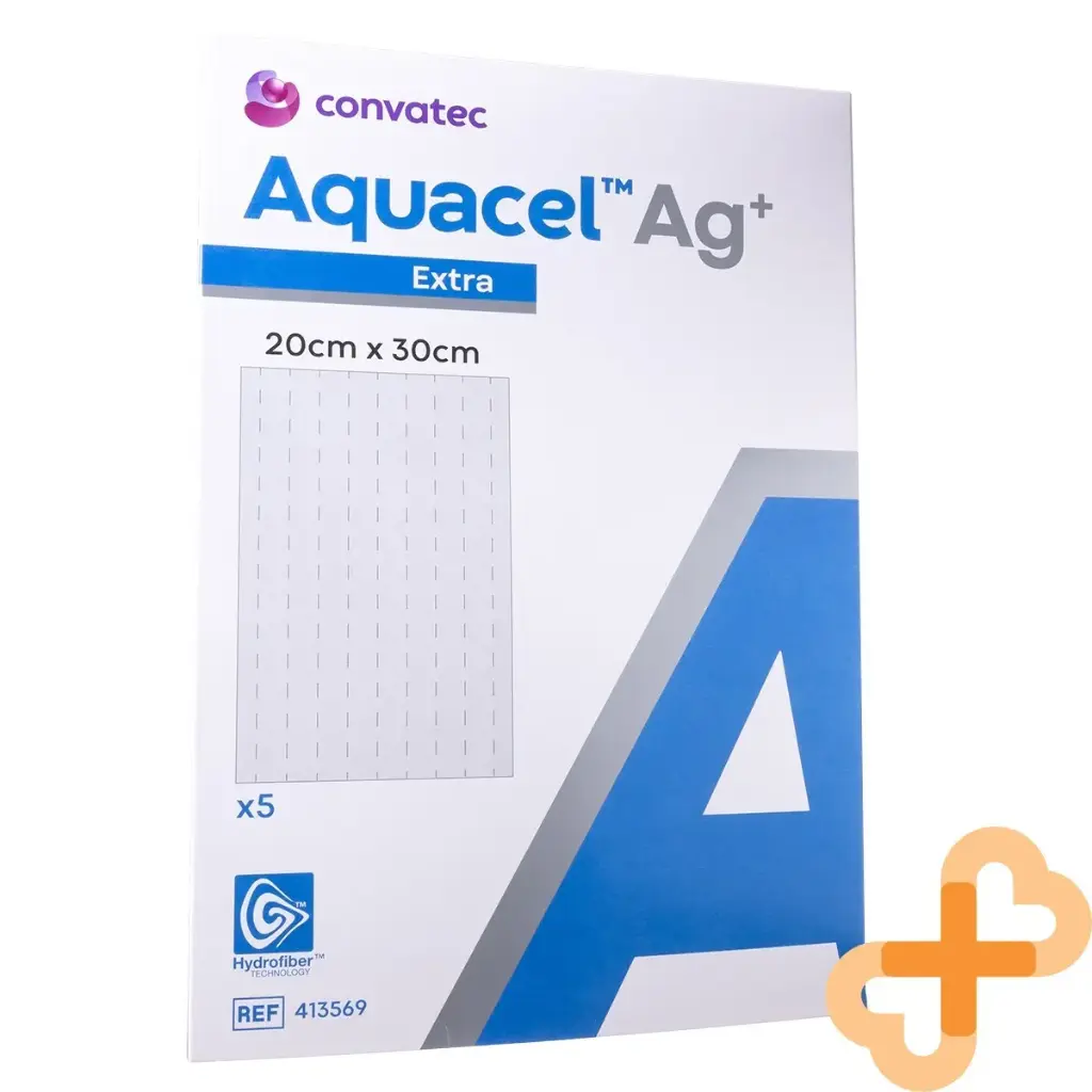 Aquacel Ag+ Extra Dressing Rectangular (20cm x 30cm) (Singles)